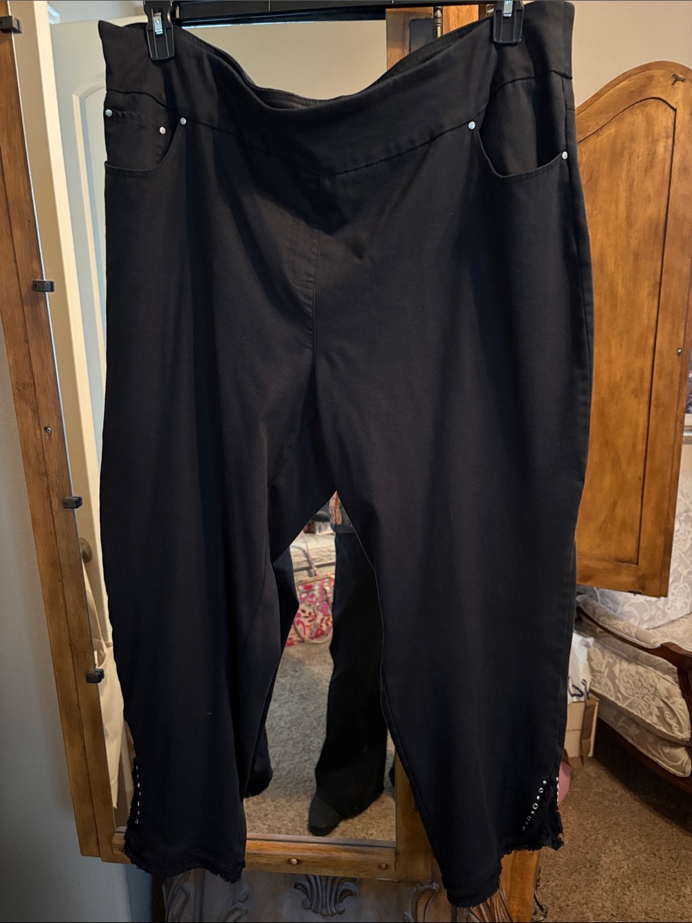 Ruby Rd. Black Boot Cut & Flare Pants